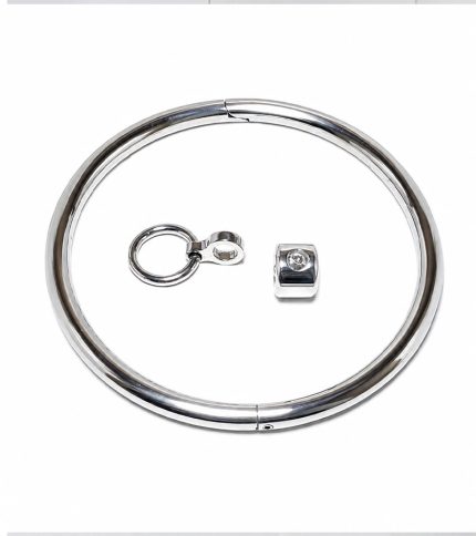 Round Slave Collar with Stainless Steel
